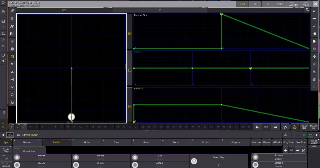 phaser editor dans grandMA 3